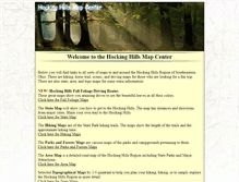 Tablet Screenshot of hockinghillsmaps.com